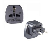 European standard two-round power conversion plug Multi-country conversion socket SS-9C embedded pin for EU countries