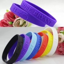 NBA Kobe Bryant signature James No 23 mens and womens bracelet Silicone sports basketball wristband fan sweatband bracelet word