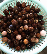 Myanmar tree jade loose beads Silicified wood with stone Qishi Peizhu Wood fossil beads First-hand supply of 100 pieces starting from batch
