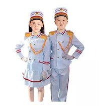 Primary and secondary school drum clothing Kindergarten snare drum clothing Childrens performance clothing Drum band clothing flag clothing
