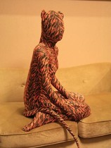 Real shot tiger pattern lycra full-length tights one-piece magic party costumes Yoga clothes