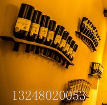 Personality wine rack oak wine rack red wine rack wall-mounted wine rack retro wine rack wine rack