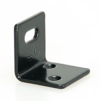 Furniture corner iron spray black corner code reinforced connector L-type cross hole 2 0x25x25x24 hole 3 0