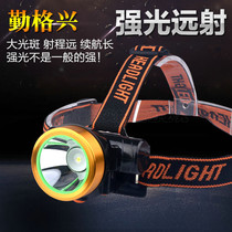 Qingexing ultra-light rechargeable super bright head-mounted flashlight mini lithium battery small headlight miner lamp