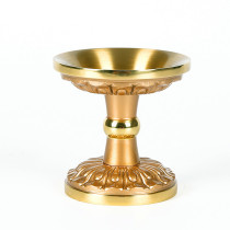 Pure Copper For Fri Oil Lamp Holder Wax Candle Holder Lotus Candle Holder Lotus Candleholder Buddha Hall Long Bright Light God Needle Foreign Candle Needle Pendulum