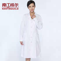 Nightingale white coat Long-sleeved doctors suit Female male experimental suit Doctors suit Slim-fit nurses suit Overalls