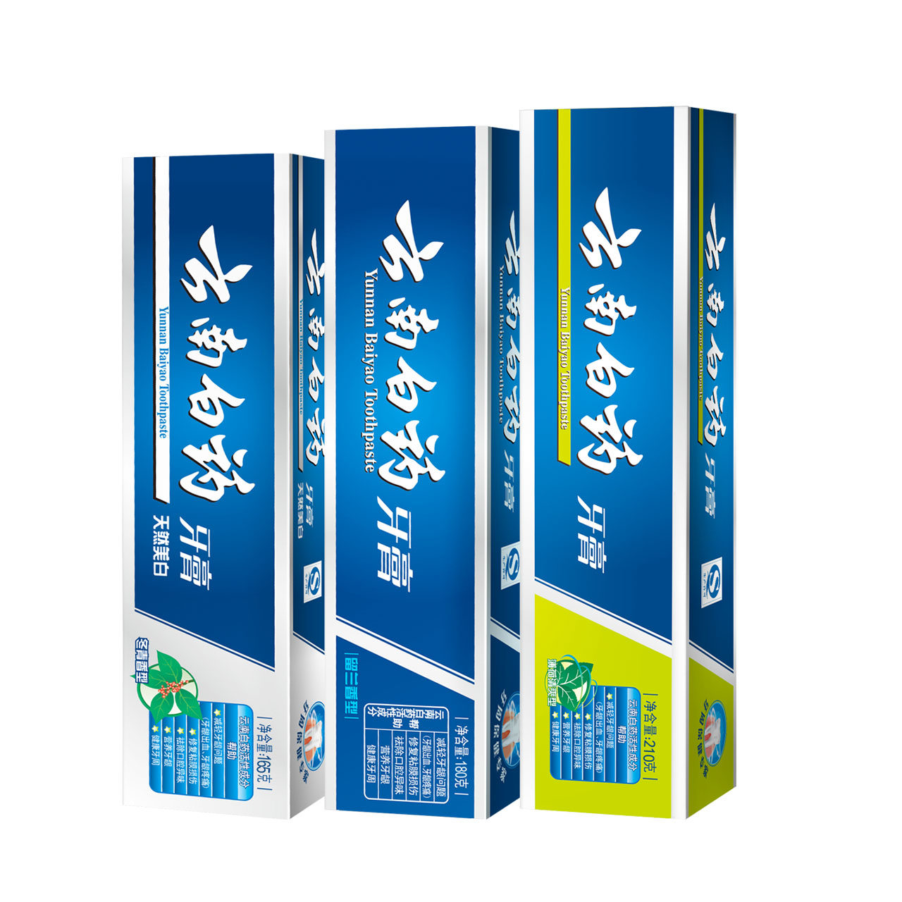 云南白药牙膏薄荷留兰香型
