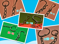 30CM high-grade iron chain tag hanging chain organic board billboard chain fluorescent lamp fine iron chain Super bright stainless steel color