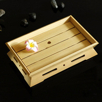 White wood double-sided food box sushi plate sushi box cooking platter bread box Japanese and Korean cooking utensils