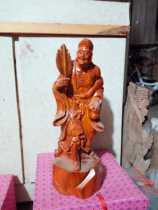 Flower pear wood carving Jigong Longlong Venerable Home Please Buddha Bao safe offering ornaments Ebony shopkeeper recommended new model