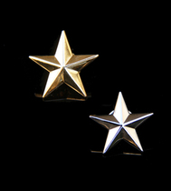 American one-star brigadier American epaulette star American 1 star epaulette