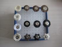 Handle brush Handle cloth wheel Velvet wheel handle polishing brush Dental jewelry hardware tools Polishing special