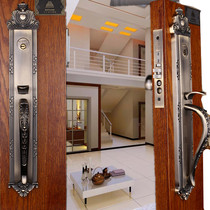 Shuangshan hardware Belvidi BELVEDERE copper lock European and American style into the outdoor door villa door silent handle