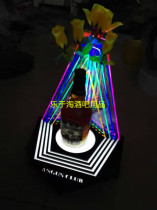 High end luminous wine base led bar luminous laser wine seat bar champagne base new XO wine rack