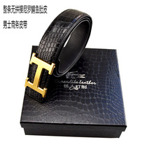 Real Avocado Leather Men Leather Strap Whole Without Splicing Men Casual Business Genuine Leather Belt Pants With Birthday Gifts