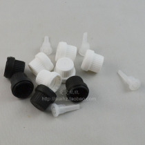 Black white domestic imitation imported large head cover Anti-theft lid drip plug 18 screw mouth essential oil bottle universal