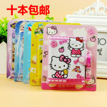 Korea cartoon stationery wholesale mini cute small book diary with pen notebook children gift prize