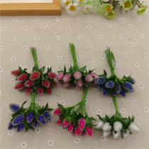 Emulated strawberry fruit flower ring material Happy sugar box accessories DIY handmade simulation Christmas red fruits decorative fruit