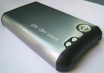 Directly playable mobile hard disk box can be loaded with 2 5 inch serial SATA hard disk