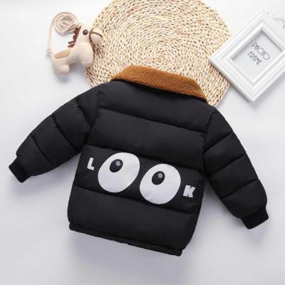 Childrens down clothes baby thickened cotton clothes boy upright collar jacket girl winter thickened cotton clothes infant cotton clothes