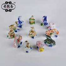 Ceramic twelve Zodiac exquisite Zodiac funeral funeral sacrifice rat cow Tiger Rabbit Dragon Snake Horse Sheep Monkey chicken dog Pig