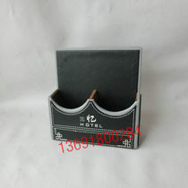 Hotel hotel air conditioning TV remote control seat remote control storage box remote control clip room leather color matching set