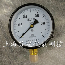 Shanghai Yichuan Instrument Factory Y100 0-6MPA common pressure gauge gas pressure gauge water pressure gauge 0-1MPA
