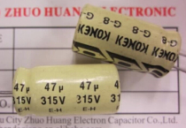 Original Spanish KONEK imported flash special electrolytic capacitor 315V47UF 16X30MM