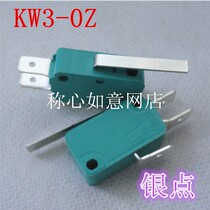 MICRO SWITCH STROKE SWITCH KW3-OZ KW3-0Z GREEN HANDLE LENGTH 27MM SILVER POINT