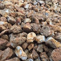 Natural Madagascar marine chalcedony ornaments rough slices