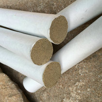Dongzheng Yangshengtang 3 5 * 20cm thick Ai Rong hard rolled up solid burn-resistant white rice paper