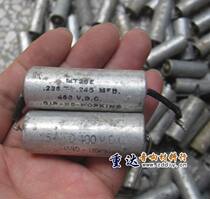 UK oil immersed capacitor 0 25UF400V just removed (with leakage)