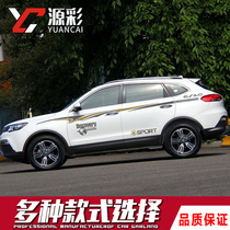 Suitable for Cheetah CS10 special car stickers personalized waist line pull flower modification stickers body color strip decorative decals