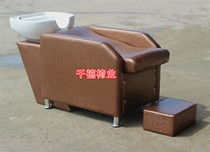 New modern simple deep basin ceramic basin bed for hair salon Retro shampoo bed Barbershop flushing bed punch pool