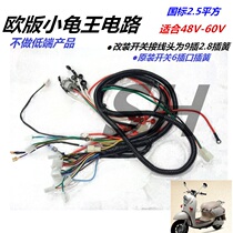 2 5 flat electric car turtle circuit main line European version of small turtle electric motorcycle line 60V with charging port serial line