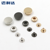 Metal flat button quad buckle denim feather undercover velvet jacket button snap snap snap snap snap snap fitting fitting tool