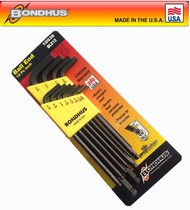 Original American BONDHUS Bolton ball head hex wrench 10936 Inch 12-piece set of ball head