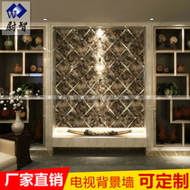 Wei Zhi glass flower radiation side mirror home decoration TV sofa art mirror background wall