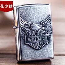 Original zippo Windproof Lighter Harley Series Sticker Retro Fire Eagle 20230 Harley Eagle