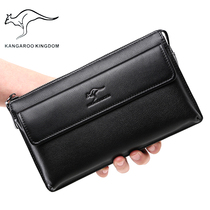 New kangaroo male bag man handbag leather handbag man handbag handbag handbag business large capacity wallet skin