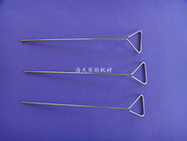 Haotian experiment stainless steel coating Rod triangle coating bar petri dish coating Rod spatula cell push plate