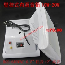 Wall-mounted active speaker monitoring active wall-mounted speaker Active broadcast speaker audio monitor active speaker