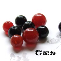 Special natural red agate loose beads diy handmade beaded bracelets with beads 5mm single accessories black onyx beads