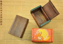 Thai true happy retro natural teak bracelet box Beed bracelet gift packaging jewelry storage box