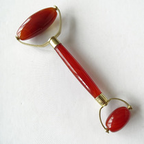 Water jade ice spirit natural red agate roller agate stick eye face head hand foot massage Acupressure