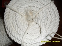 Cotton rope 2-50mm polyester cotton rope three four eight strands pure handmade cotton rope tied rope Thickness cotton rope DIY decorative cotton rope