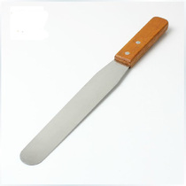 Baking tool 6 8 10 inch wood handle Knife Straight Kiss Knife Cake Framed Flower Knife Scraping Flat Knife Demould Knife