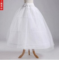 Wedding dress three-circle two-yarn skirt support double-layer long yarn new enlarged skirt support performance clothing skirt support
