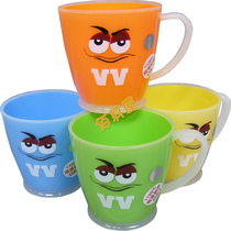 Household supplies Fresh color brushing cup Washing toothbrush cup Creative couple mouthwash cup with ears drinking cup
