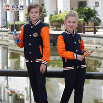 British style School uniform Spring and autumn suit Kindergarten uniform School uniform Childrens baseball uniform Sportswear class uniform